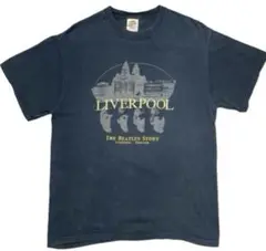 LIVERPOOL プリント Tシャツ ネイビー