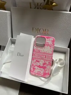 Dior TRAVEL iPhone13 PRO ケース ピンク トワル ドゥ