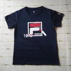 FILA テニス Tシャツ L ネイビー