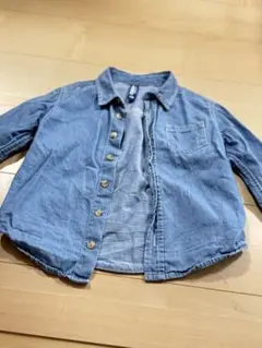 西松屋 デニム風シャツ 110
