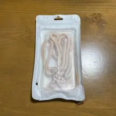 新品未使用/iPhone12/12Pro/スマホケース/ピンク/紐付き/