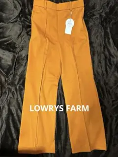 【新品】LOWRYS FARM DRYポンチイージーパンツ　オレンジ　L