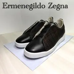 値下げ！（新品未使用）Z ZEGNA ダークブルースニーカー 箱付き定価10万円 2025年最新】Ermenegildo Zegna メンズ スニーカーの人気