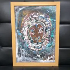 手描きアクリル画　八つ切サイズ一点もの