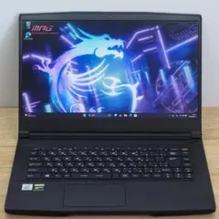 MSI ゲーミングノート、16GB メモリ、GTX 1650Ti Max-Q