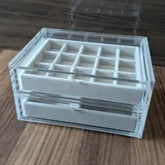 無印良品 重なるアクリルケース２段引出