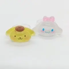 サンリオ シナモン&ポチャッコピンキーリング２個セット