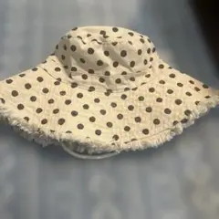 ZARA ドット柄帽子