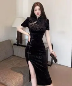 チャイナドレス キャバドレス チャイナ服 セクシー コスプレ衣装 Mサイズ