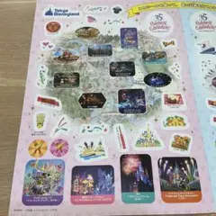 【新品未使用】東京ディズニーリゾート アトラクション　シールとステッカー大