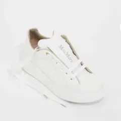 マックスマーラ 白 スニーカー ホワイト ブランド ハイブランド 24cm