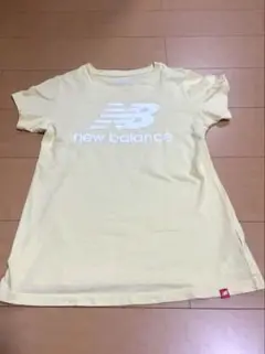 NB ニューバランス　ビッグロゴTシャツ　イエロー　Sサイズ