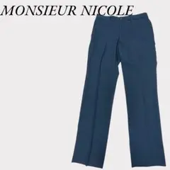 MONSIEUR NICOLE 46 スラックス　紺色 レギュラーフィット