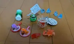 ぷるんちょ金魚ちゃん弐 金魚すくいキーホルダー ボールチェーン セット