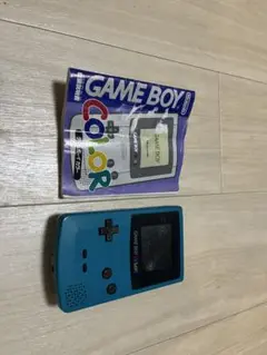 GAME BOY COLOR 青 本体と取扱説明書付き