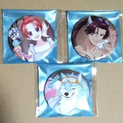 魔王城の料理番 アニメガ ソフマップ 缶バッジ ゾルト ツムギ シューガ