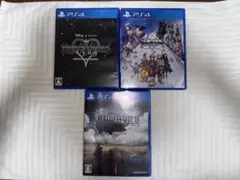 PS4 ソフト3本セット キングダムハーツ FF15
