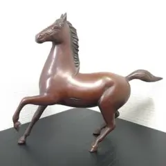 昭和レトロ 鉄製 鋳物 鋳鉄 馬 ホース 立体画 絵画 木製フレーム 額縁 美術 昭和レトロ 鉄製 鋳物 鋳鉄 馬 ホース 立体画 絵画 木製フレーム