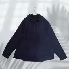 アルマデザイン 長袖シャツ シンプル 無地 男女兼用 着回し◎ E4932