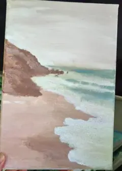 海岸の風景画