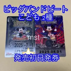 ディズニー リゾートライン フリーきっぷ ビッグバンドビート 2種 こども ②