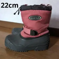 mont-bell スノーブーツ22cm　モンベル　 ピンク/グレー