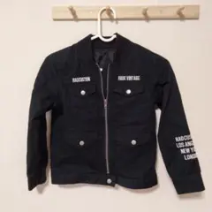 【RAD CUSTOM】ラッド　カスタム　ブラックジャケット110cm