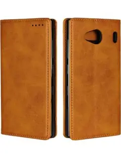 DeftD URBANO V03 KYV38 用 手帳型 ケース キャメル