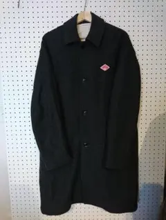 DANTON ダントン ウール ステンカラーコート グレー