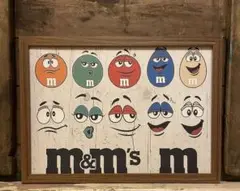 A4ポスター フレーム付 ヴィンテージ m&m's②