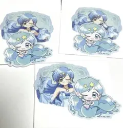 【新品未使用】ぴちぴちピッチ キャラ福くじ 波音 ステッカー セット