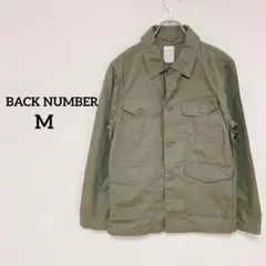 バックナンバー　ミリタリージャケット　カーキ　Mサイズ 綿　シャツ　長袖
