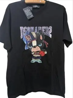 DSQUARED2 キャラクターグラフィック Tシャツ Made ITALIA