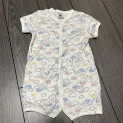 【お値下げ】PETIT BATEAU ロンパース12m/74cm