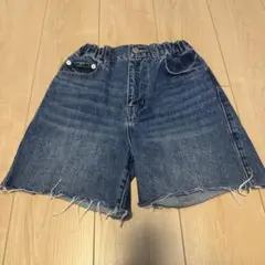 LOWRYSFARM キッズデニムショートパンツ