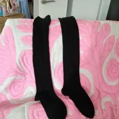 ブラックロングソックス