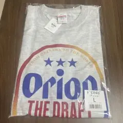 新品♪オリオンビール ドラフトロゴtシャツ アッシュ Lサイズ　2024