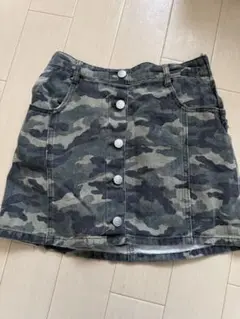 迷彩柄デニムスカート M/150