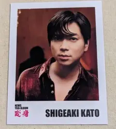 NEWS 変身 ライブ会場限定 チェキ風カード 加藤シゲアキ