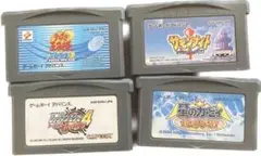 ゲームボーイアドバンス ソフト4セット