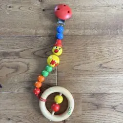 グランパパ　カラフル木製ラトル