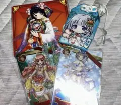 まとめ売り　白猫プロジェクト　お守り＋カード＋コースター
