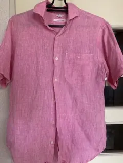URBAN RESEARCH DOORS リネンシャツ 38 ピンク