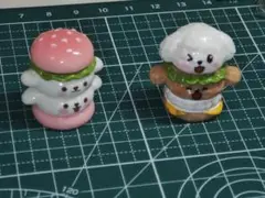 動物・キャラクターのハンバーガー型ミニチュアセット