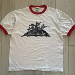 90s オニータ　シングルステッチ　リンガーTシャツ　プリント　古着