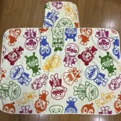 アンパンマン フード・スナップボタン付きタオル　子ども用　バスタオル