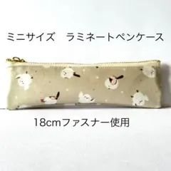 ちょこっとだけ入れるラミネートのペンポーチ（ポケット付き）