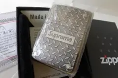 ★Supreme★送関込★激レア★ダイヤモンドプレートジッポ★ org.jpg