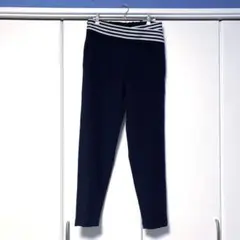 【新品未使用タグなし】ボーダーズアットバルコニー テーパードパンツ 38