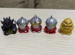 ウルトラマンシリーズ　指人形5体セット
